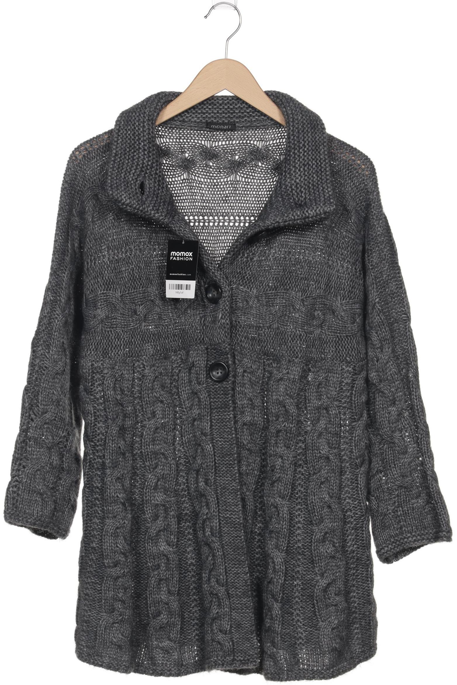 

monari Damen Strickjacke, grau, Gr. 44