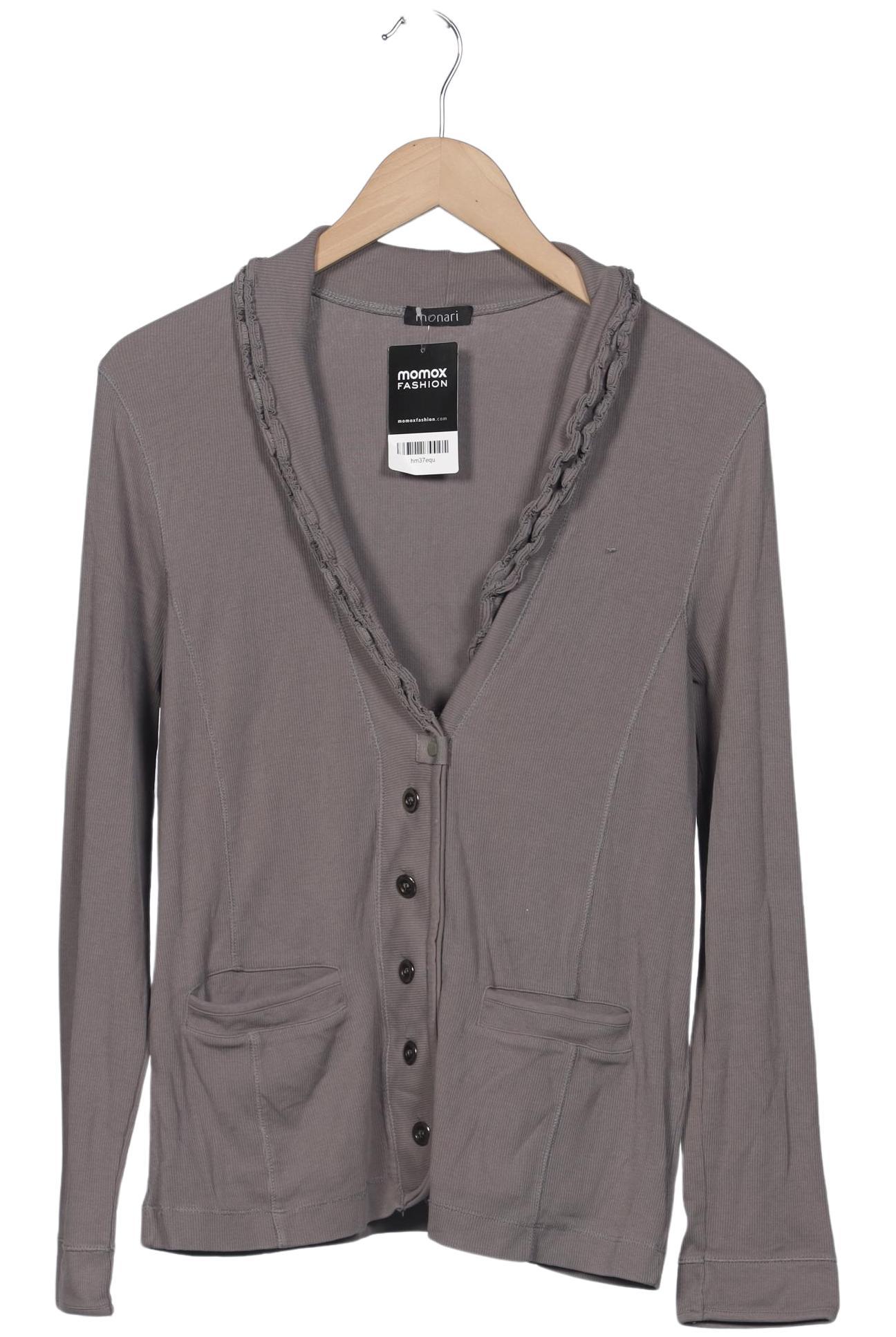 

monari Damen Strickjacke, grau, Gr. 40
