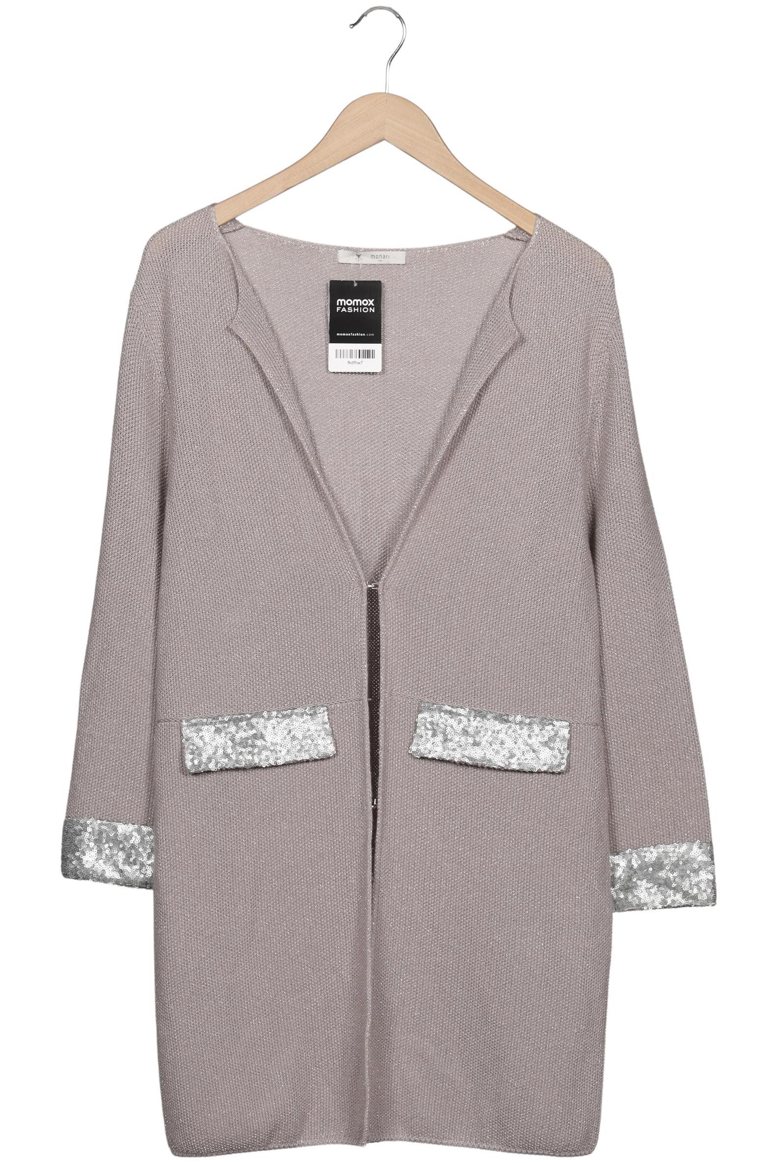 

monari Damen Strickjacke, grau, Gr. 42