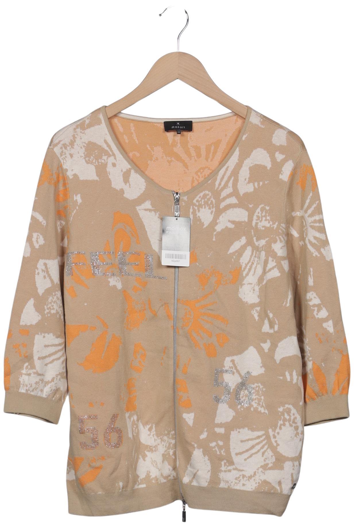 

monari Damen Strickjacke, beige, Gr. 44