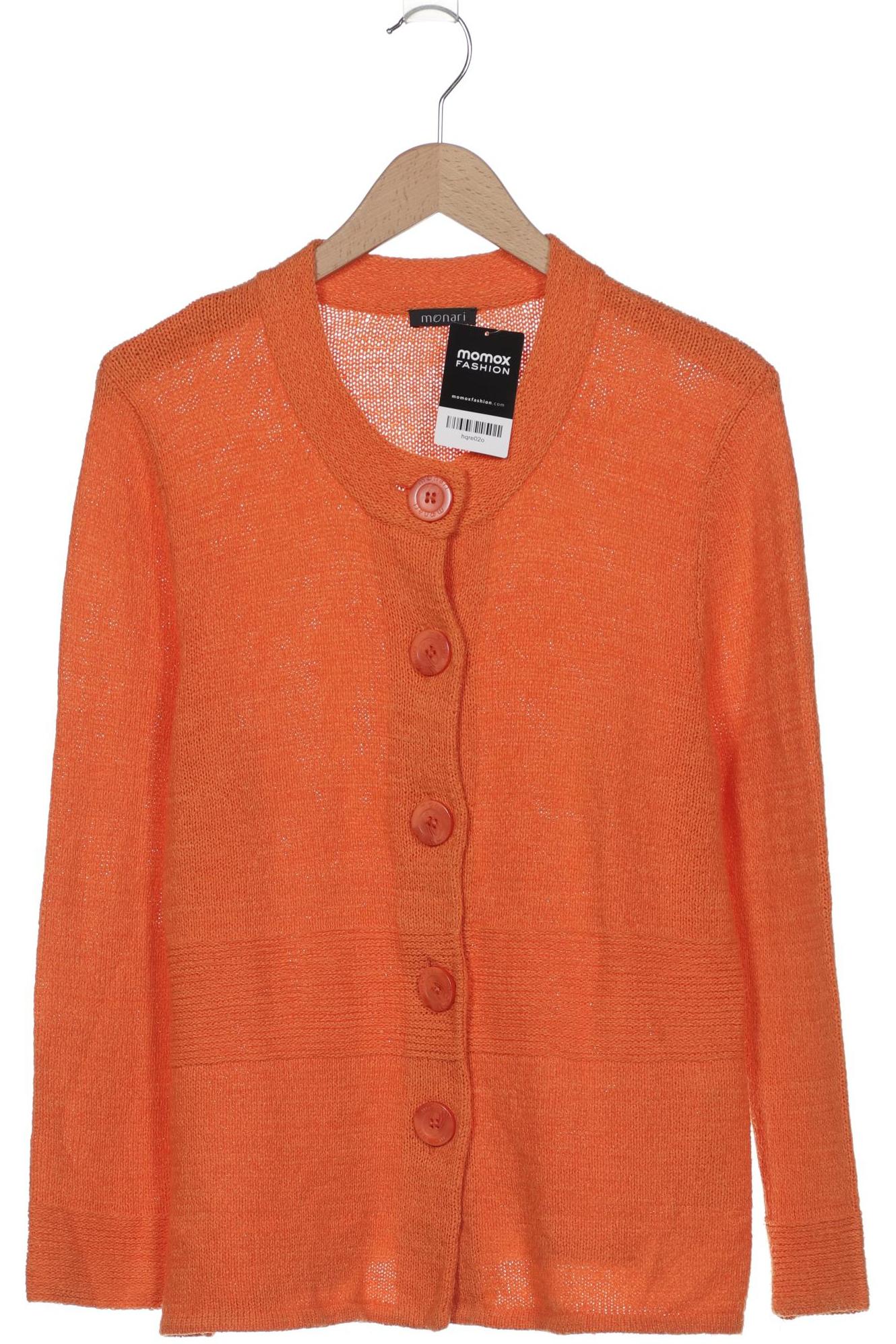 

monari Damen Strickjacke, orange, Gr. 46