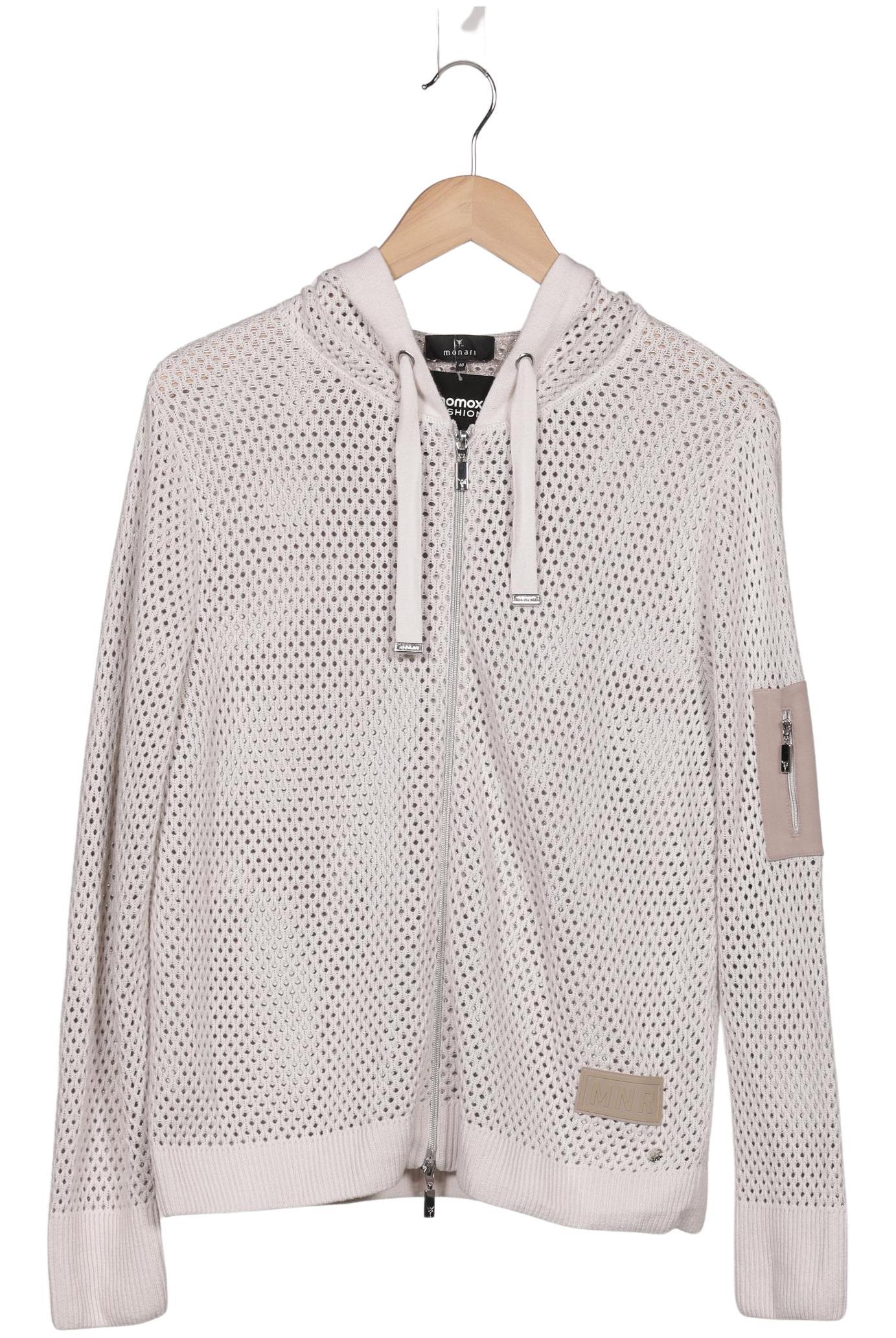 

monari Damen Strickjacke, cremeweiß, Gr. 40