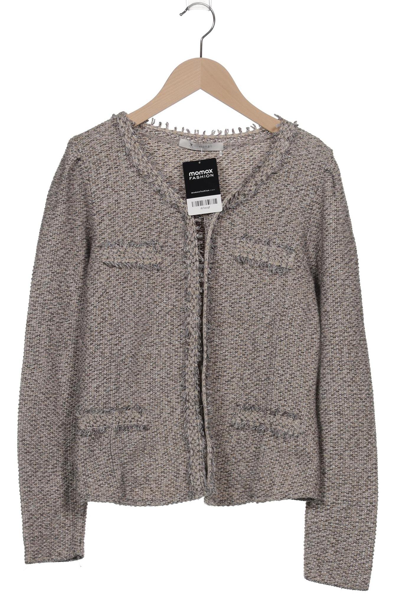 

monari Damen Strickjacke, grau, Gr. 38
