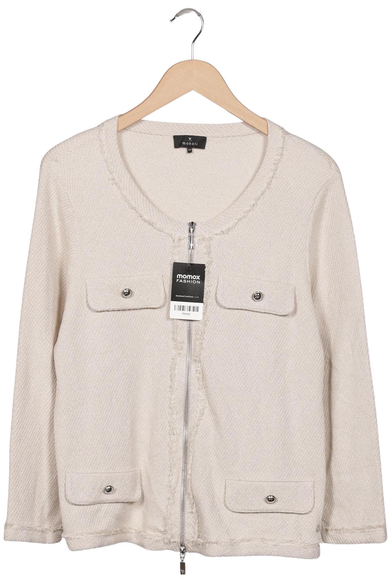 

monari Damen Strickjacke, beige, Gr. 44