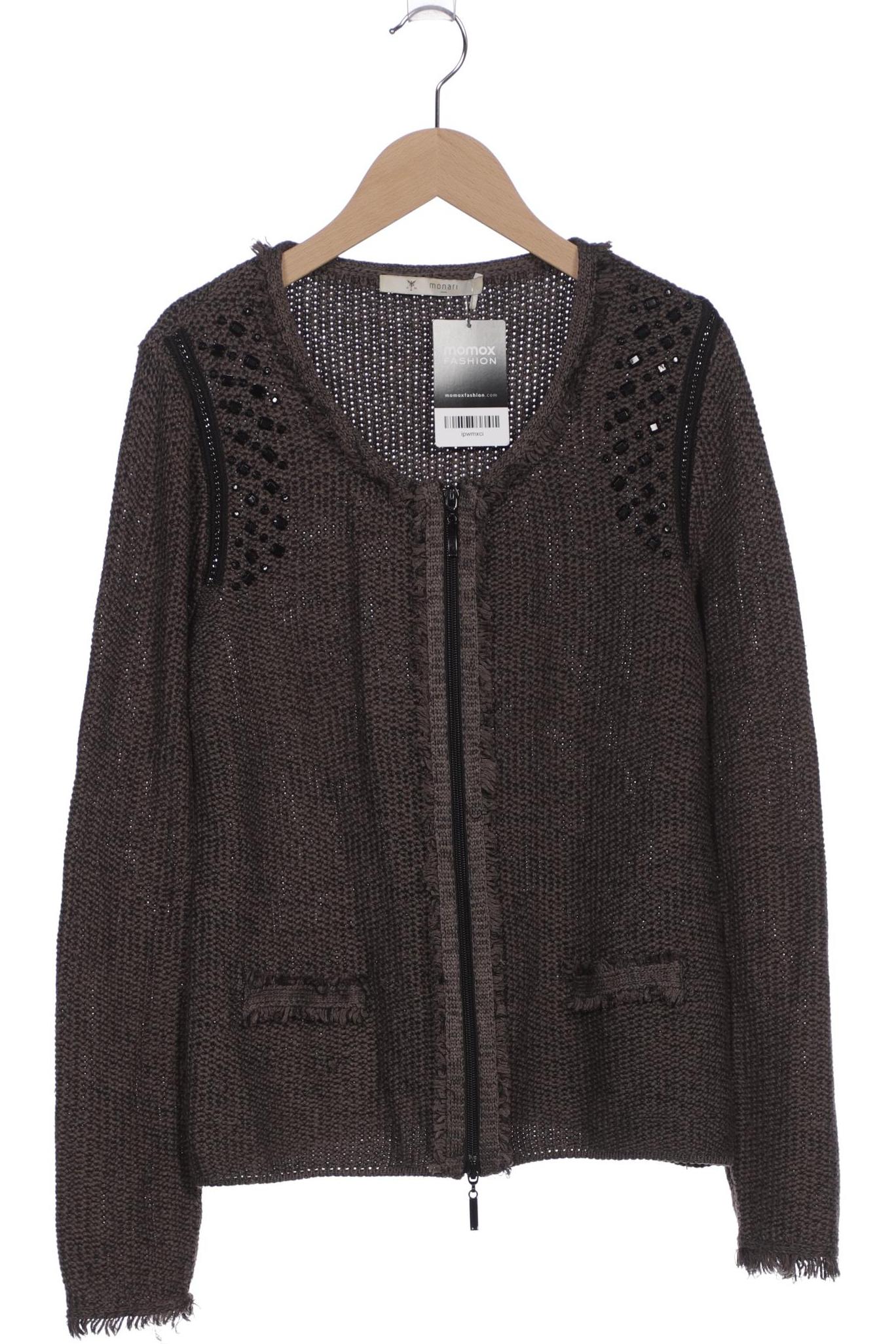 

monari Damen Strickjacke, grün, Gr. 40