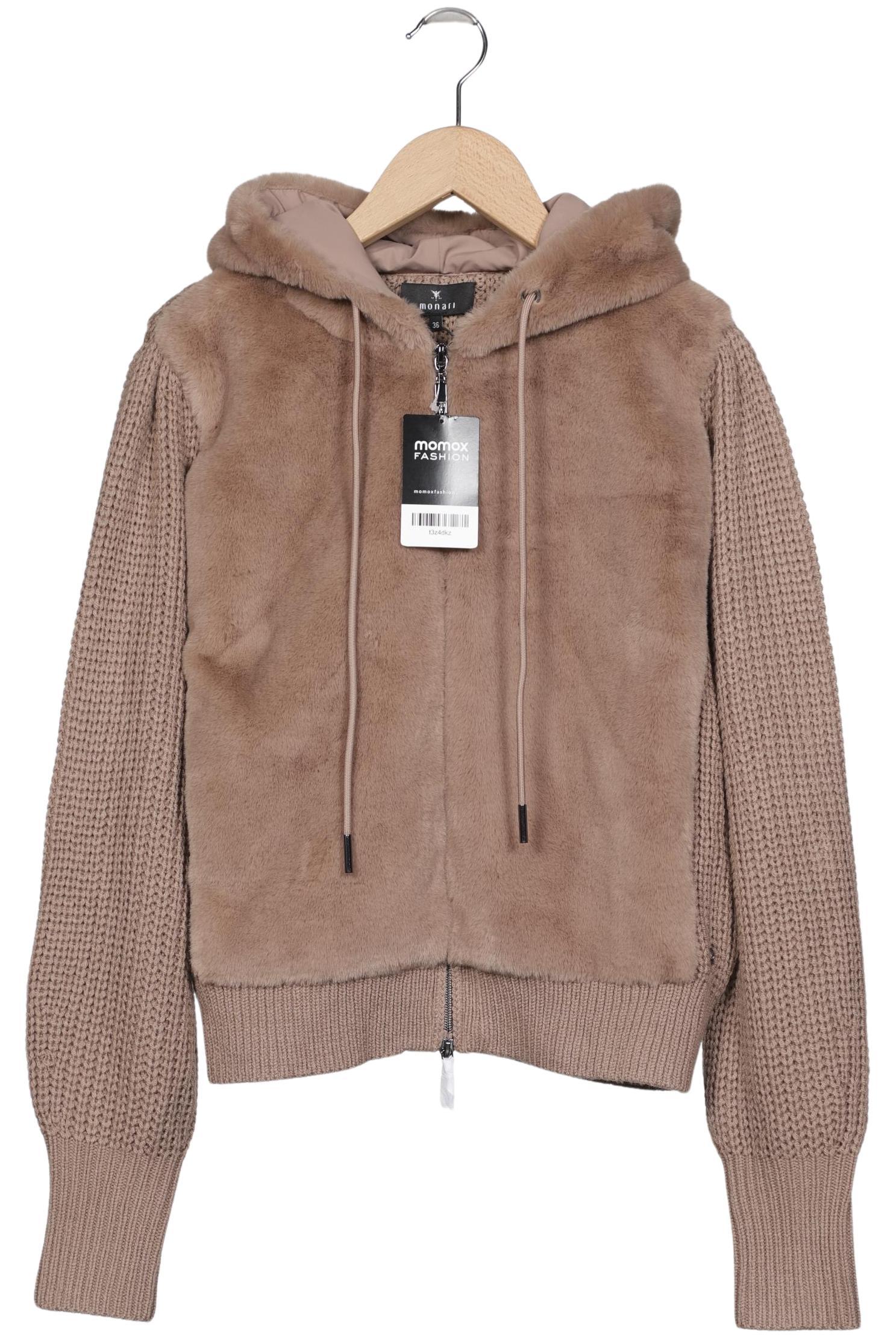 

monari Damen Strickjacke, beige, Gr. 36