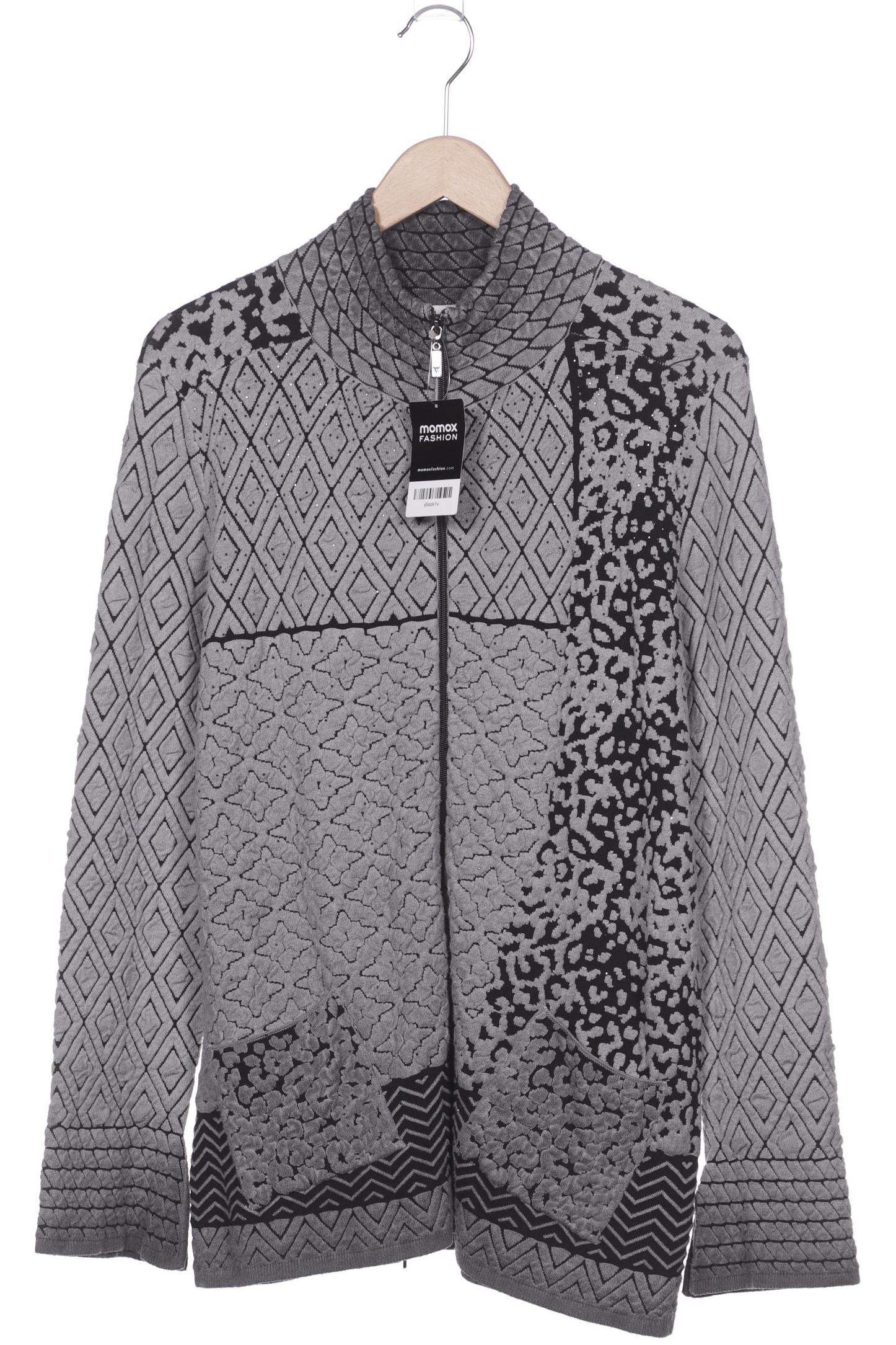 

monari Damen Strickjacke, grau, Gr. 46
