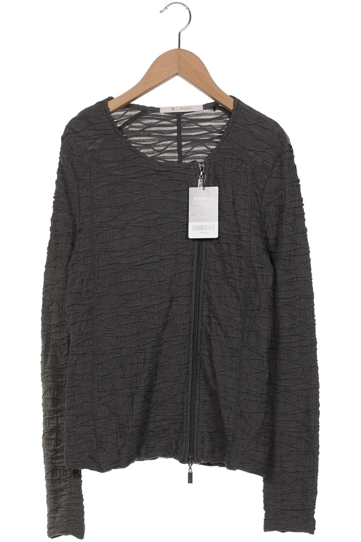 

monari Damen Strickjacke, grau, Gr. 38