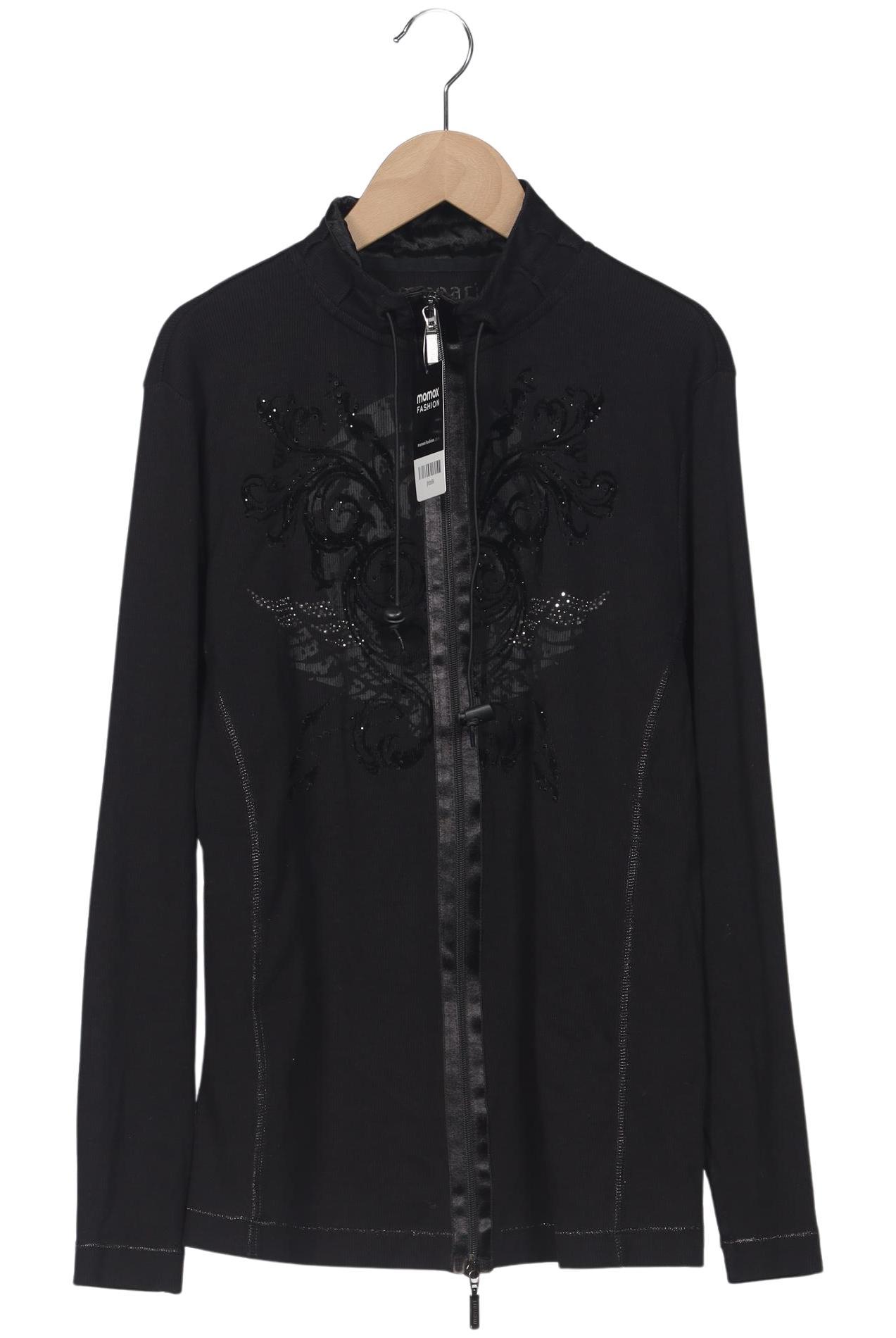 

monari Damen Strickjacke, schwarz, Gr. 46