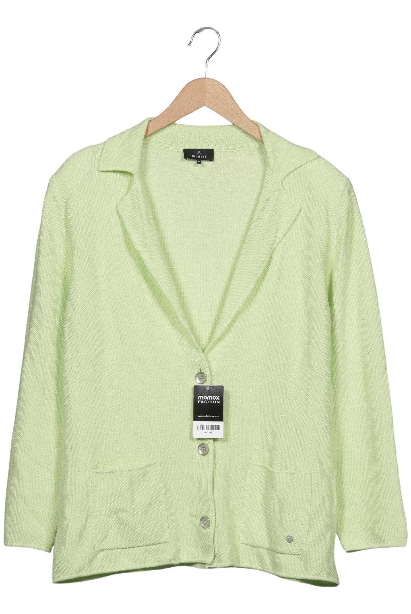 

monari Damen Strickjacke, hellgrün, Gr. 46
