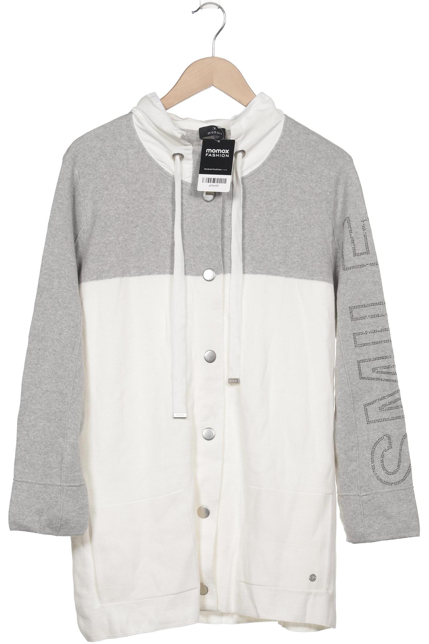

monari Damen Strickjacke, weiß, Gr. 42