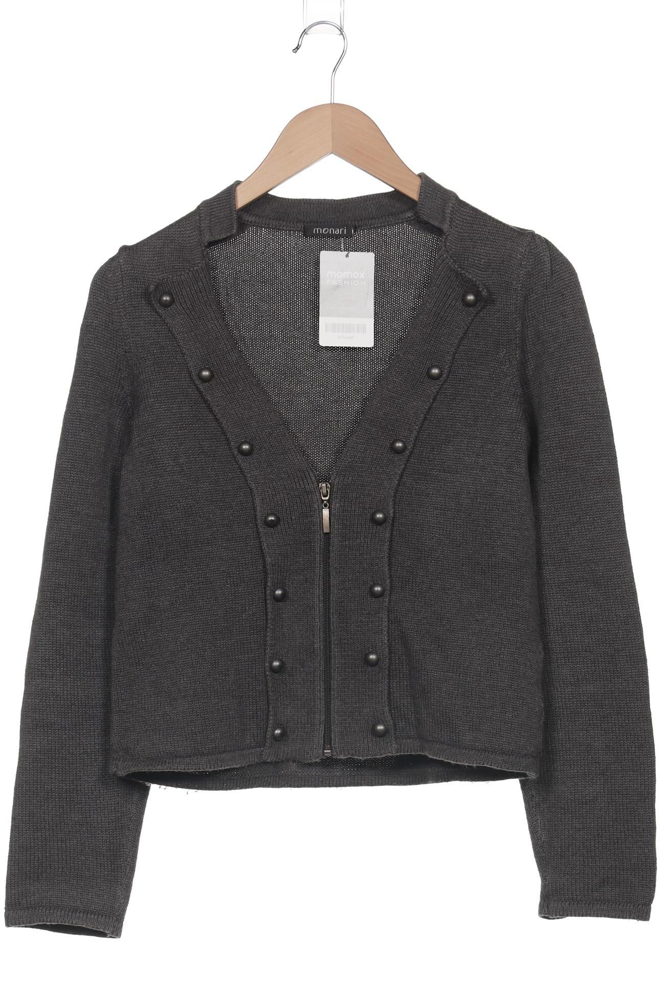 

monari Damen Strickjacke, grau, Gr. 36