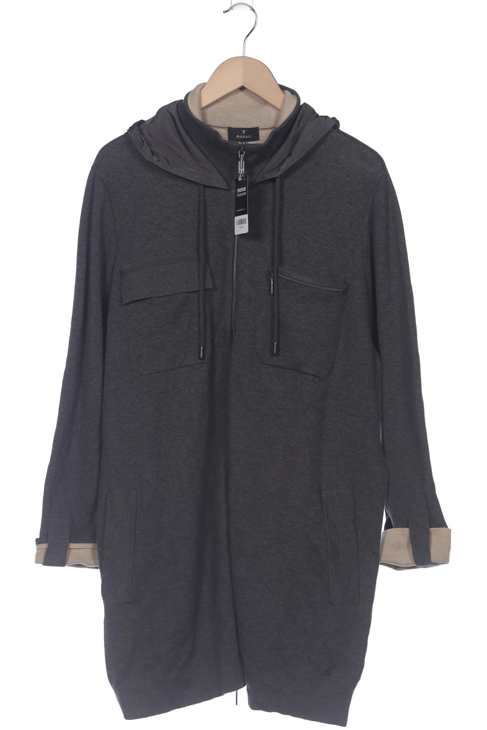 

monari Damen Strickjacke, grau, Gr. 46