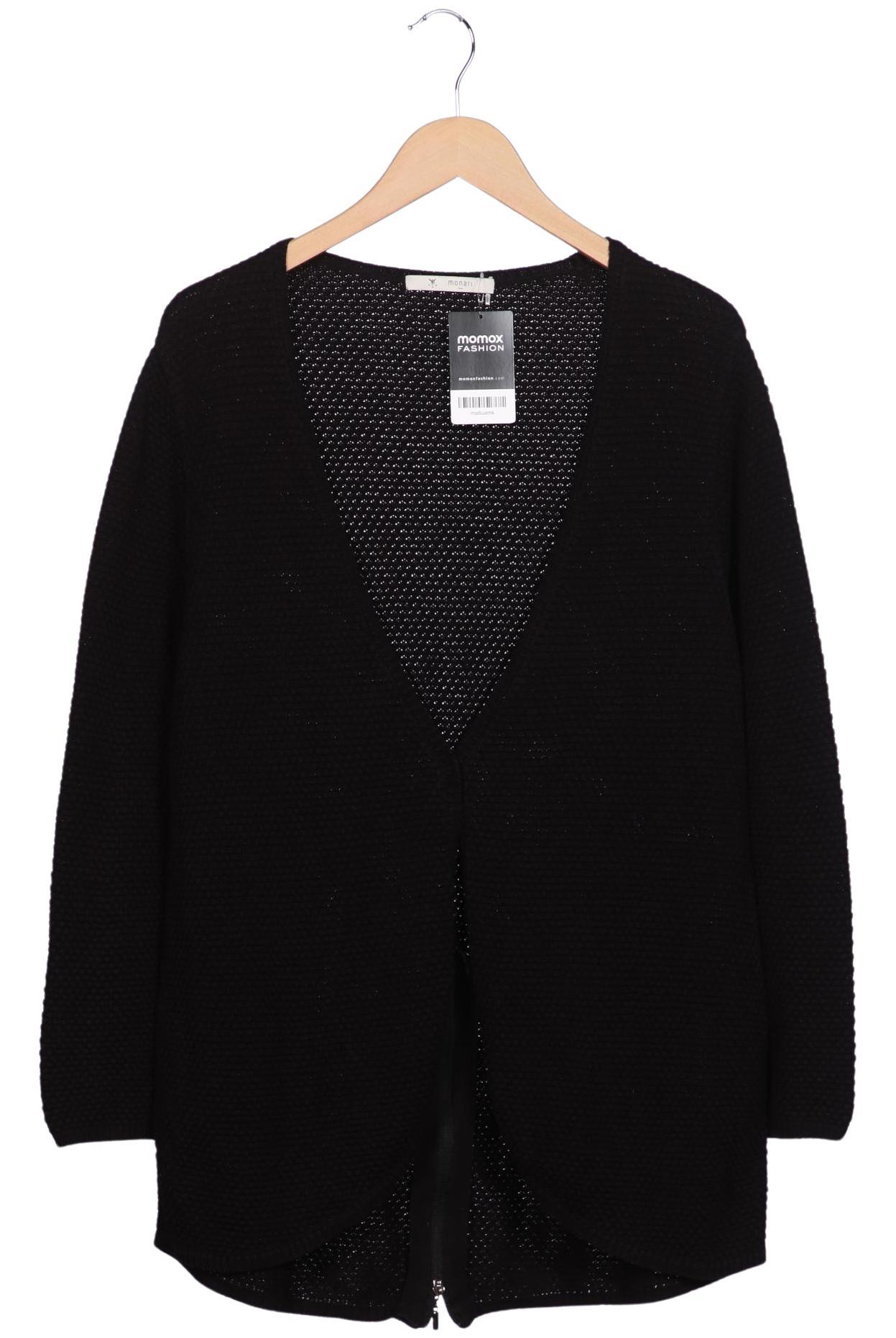 

monari Damen Strickjacke, schwarz, Gr. 42