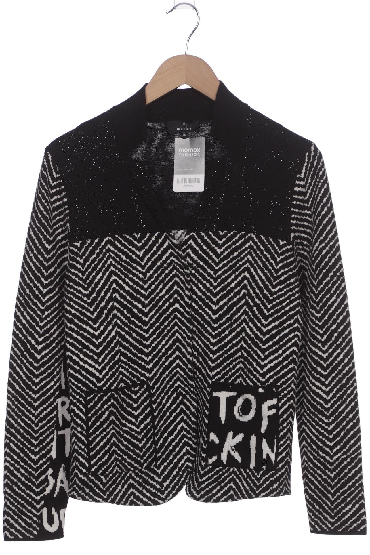 

monari Damen Strickjacke, schwarz, Gr. 38
