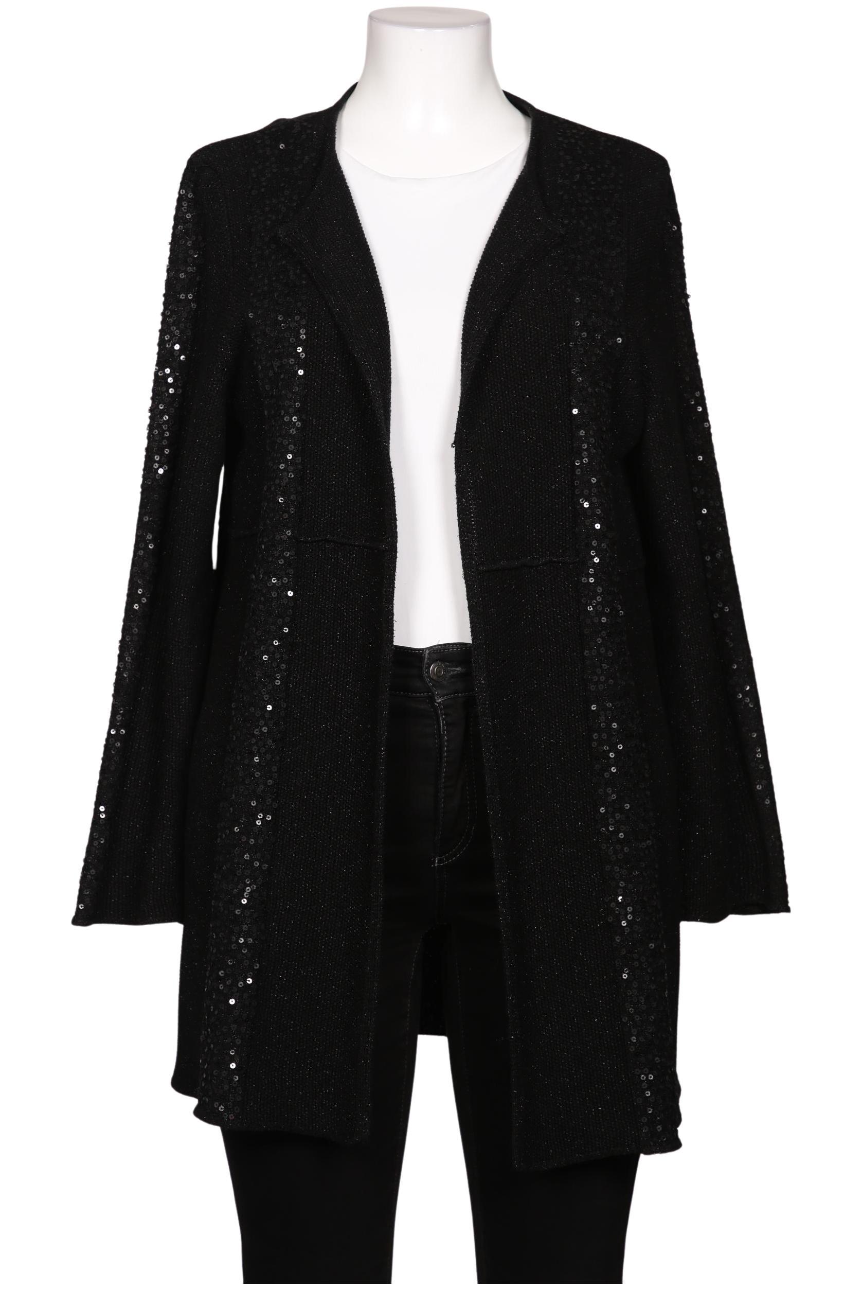 

monari Damen Strickjacke, schwarz, Gr. 44