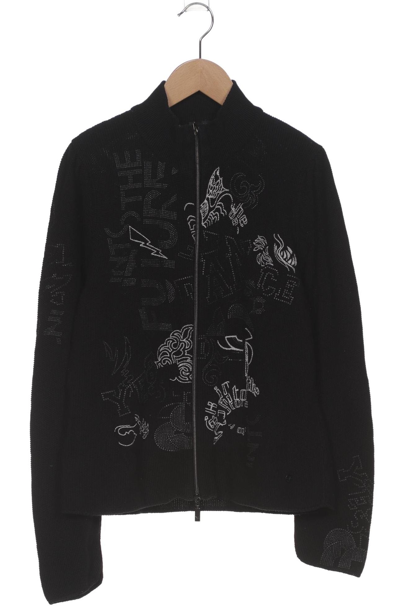 

monari Damen Strickjacke, schwarz, Gr. 38
