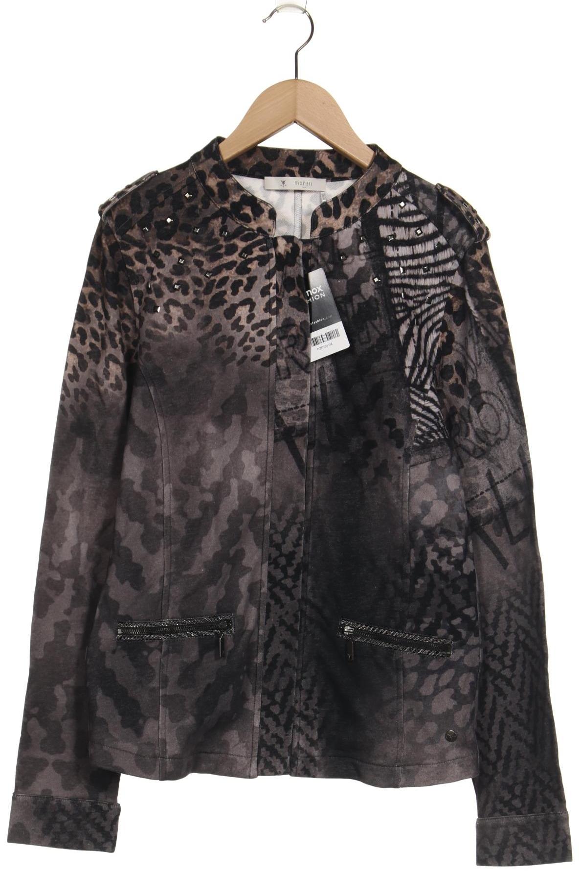 

monari Damen Strickjacke, grau, Gr. 40