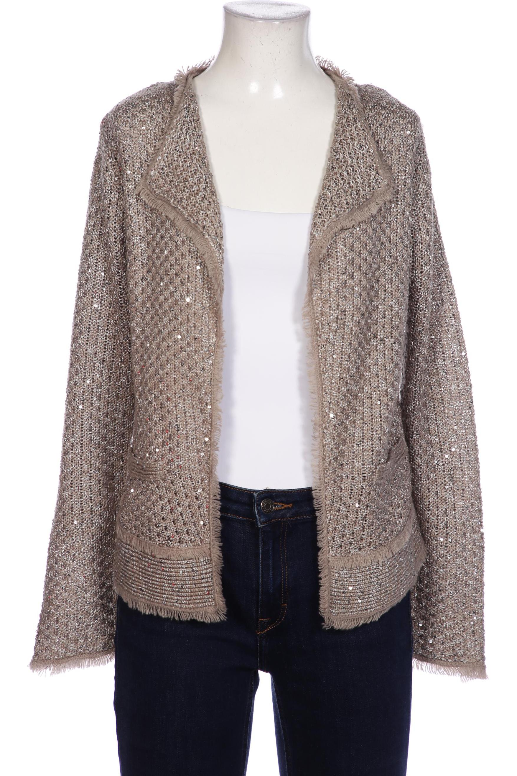 

monari Damen Strickjacke, beige, Gr. 38