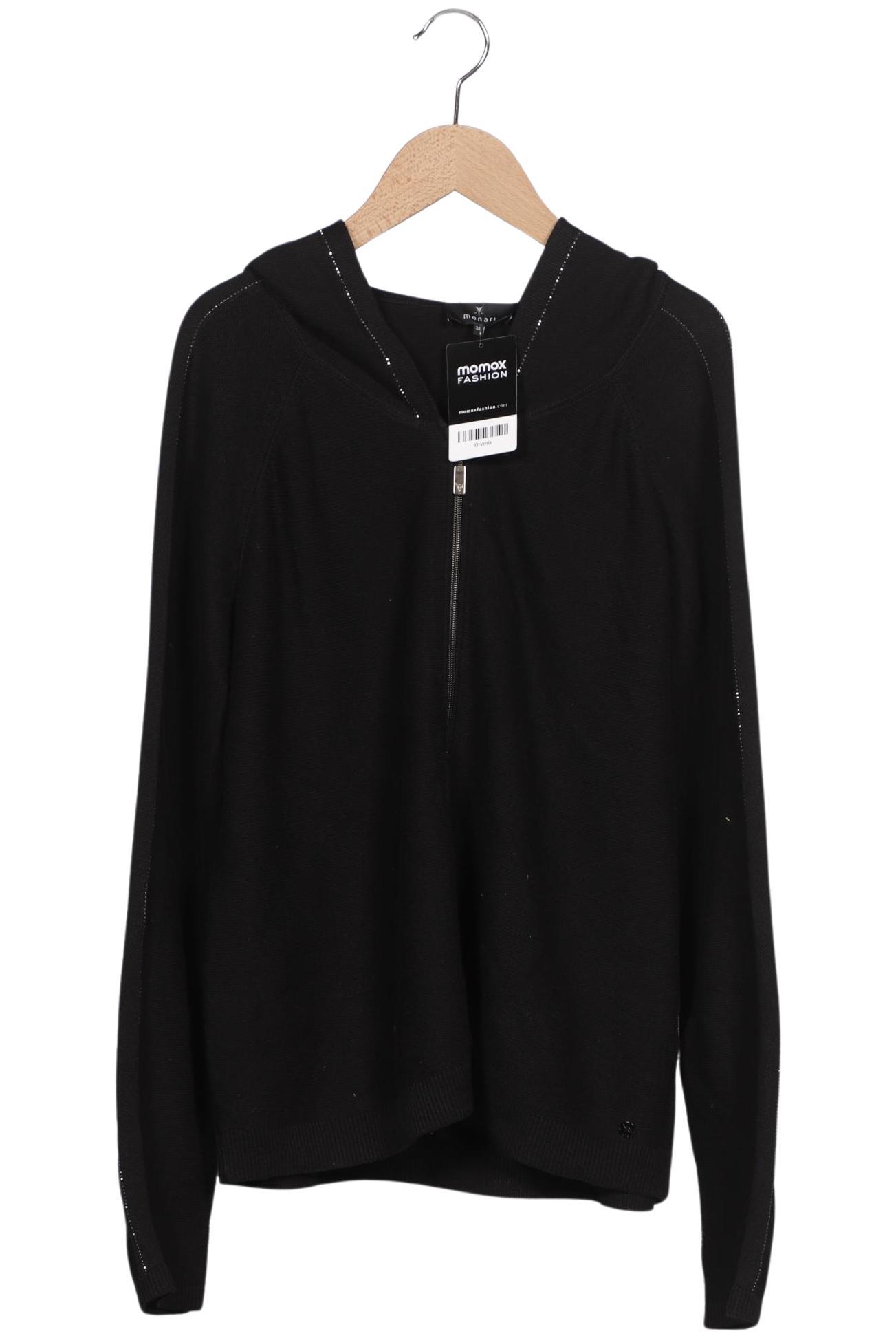 

monari Damen Strickjacke, schwarz, Gr. 38