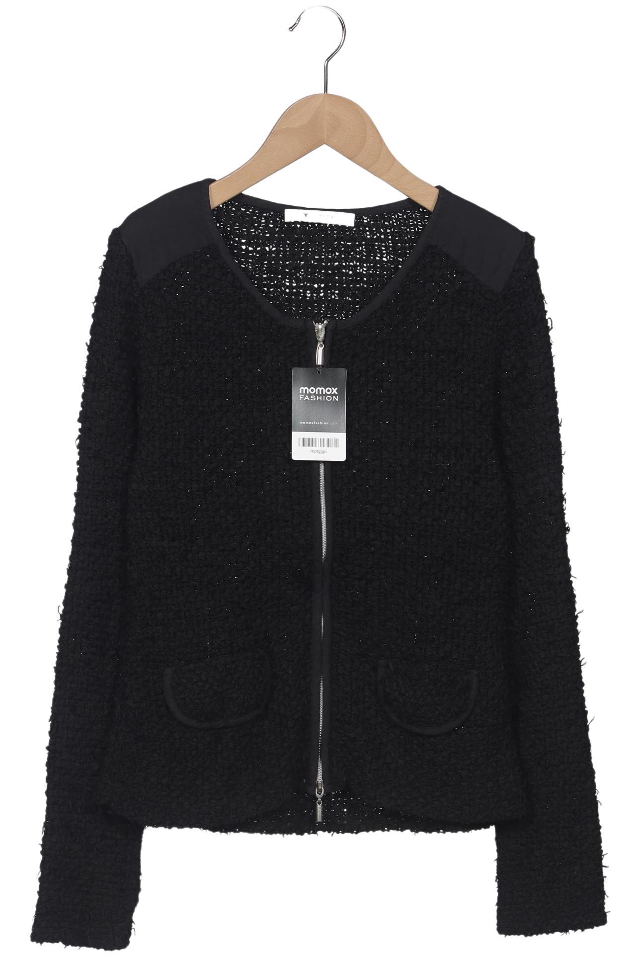 

monari Damen Strickjacke, schwarz, Gr. 38