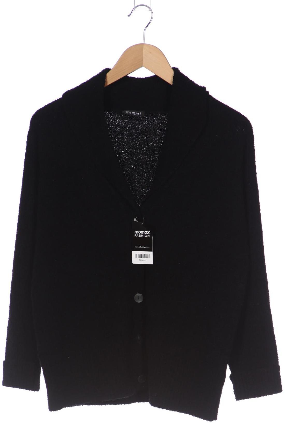 

monari Damen Strickjacke, schwarz, Gr. 38