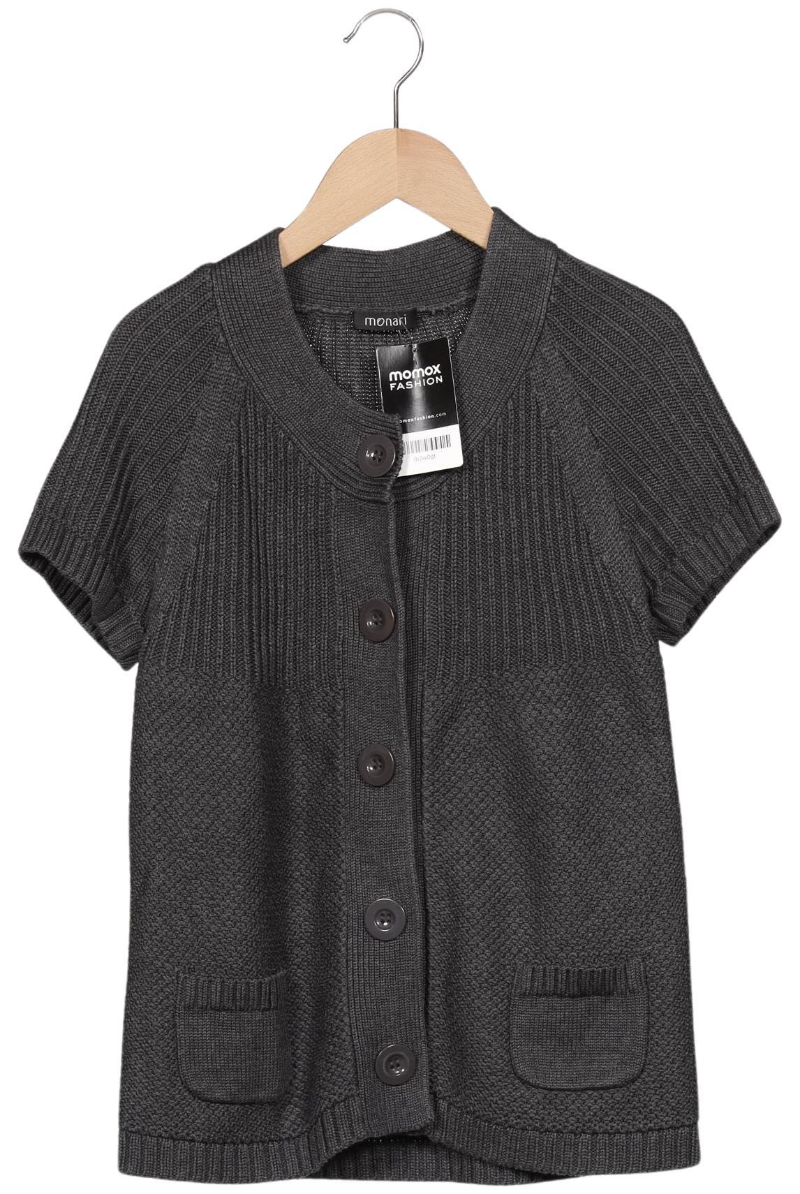 

monari Damen Strickjacke, grau, Gr. 38