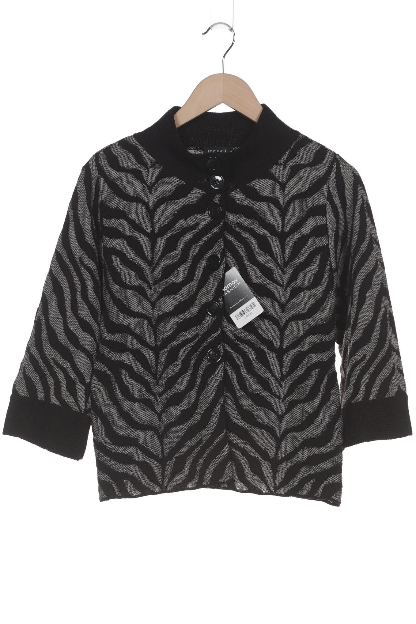 

monari Damen Strickjacke, schwarz, Gr. 44