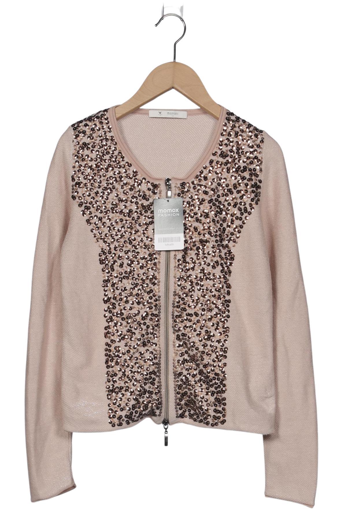 

monari Damen Strickjacke, beige, Gr. 34