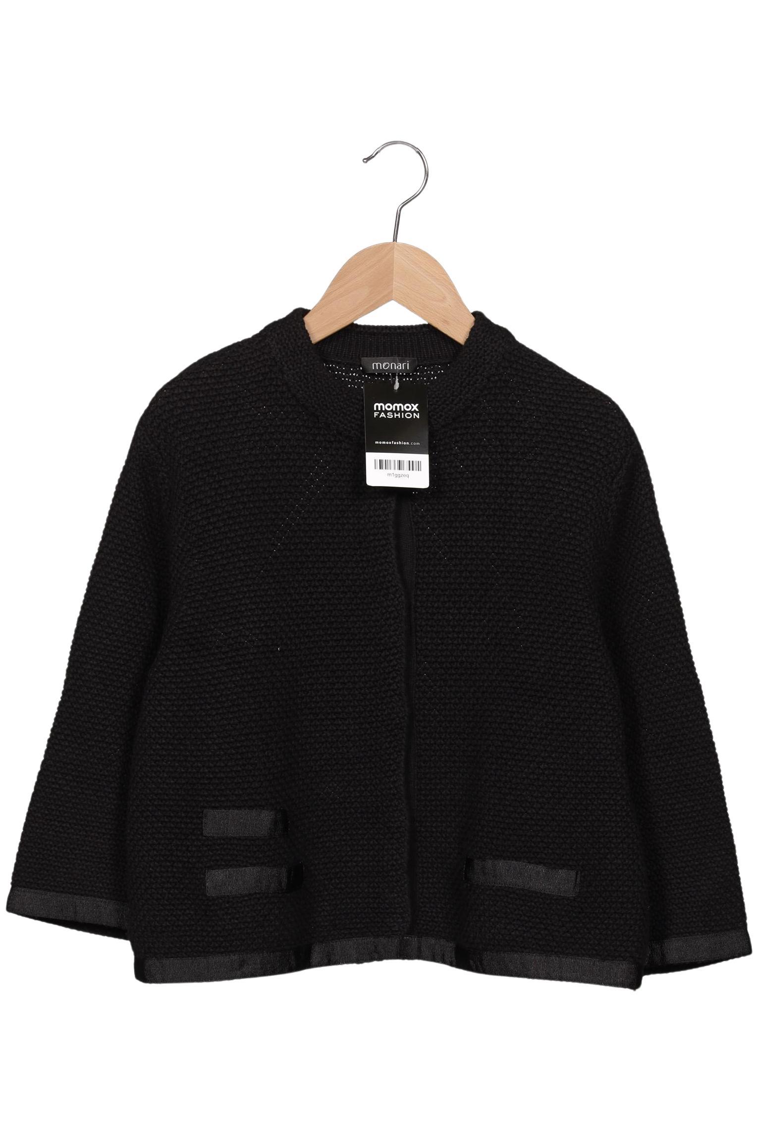 

monari Damen Strickjacke, schwarz, Gr. 42