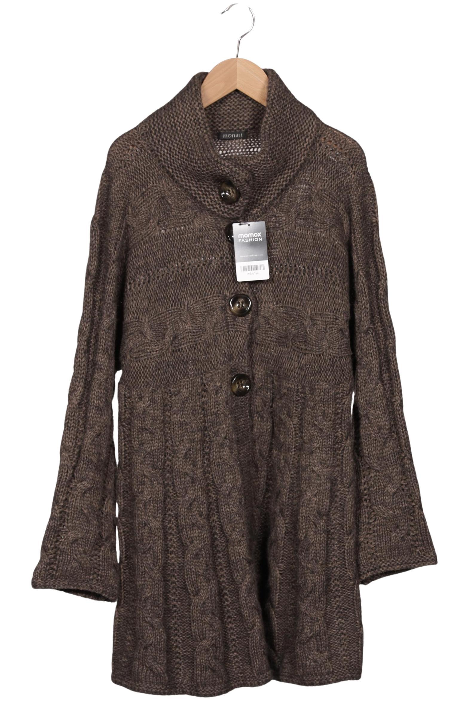 

monari Damen Strickjacke, braun, Gr. 42