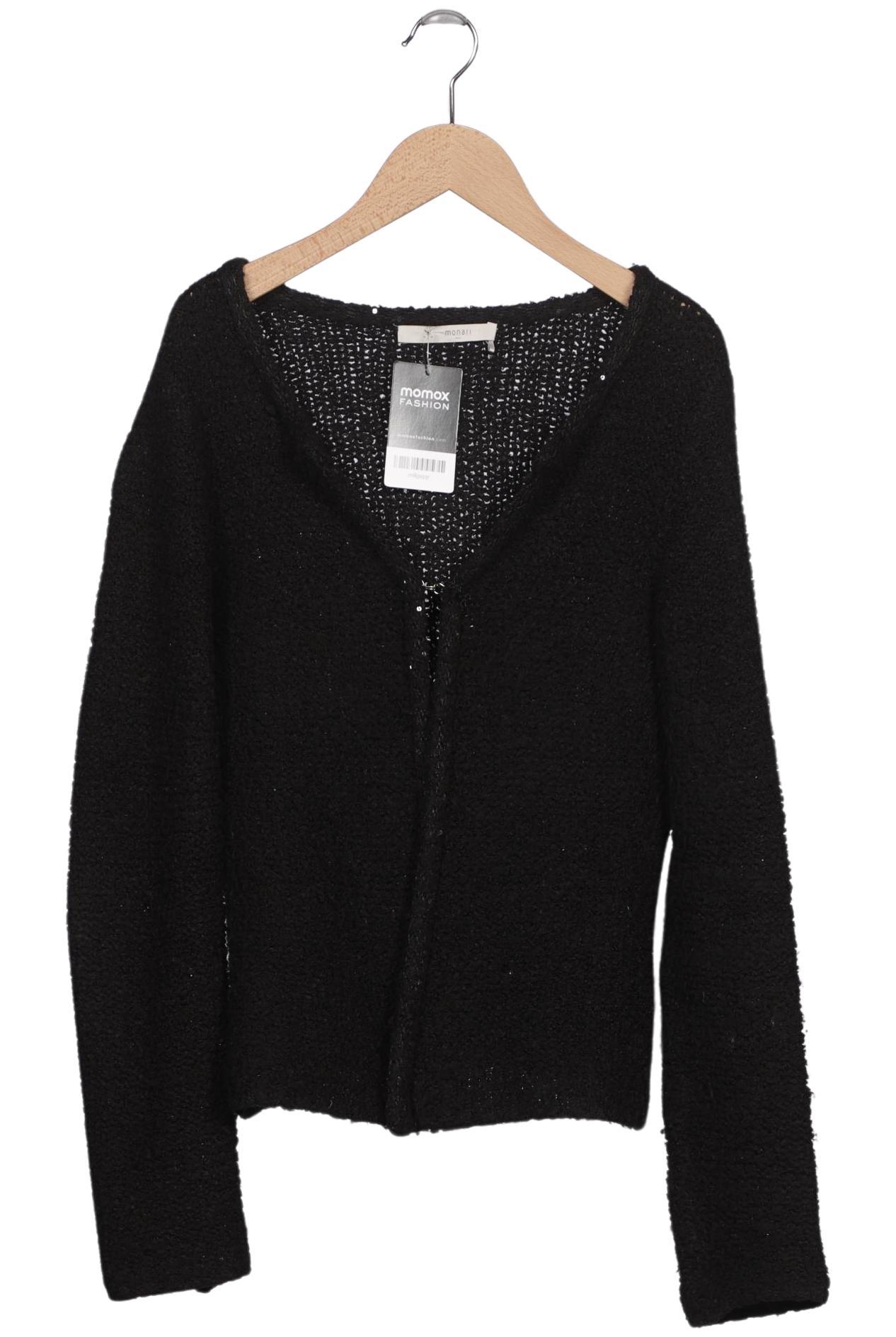 

monari Damen Strickjacke, schwarz, Gr. 36