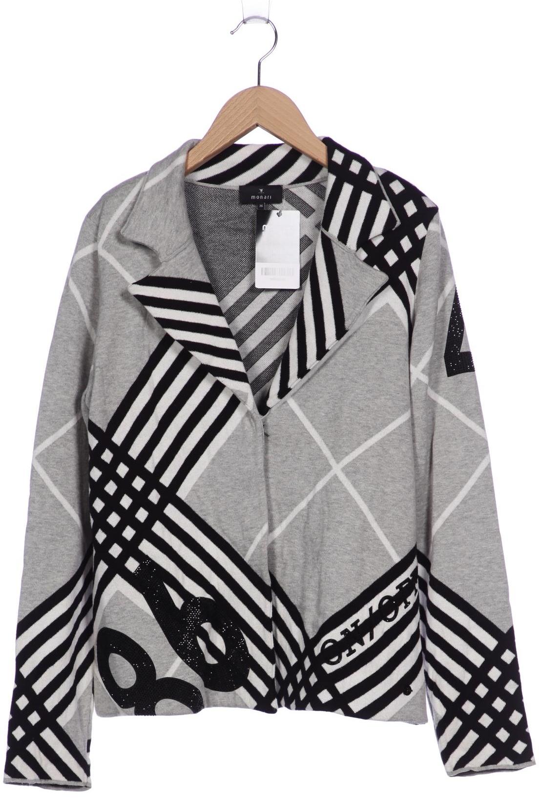 

monari Damen Strickjacke, grau, Gr. 36