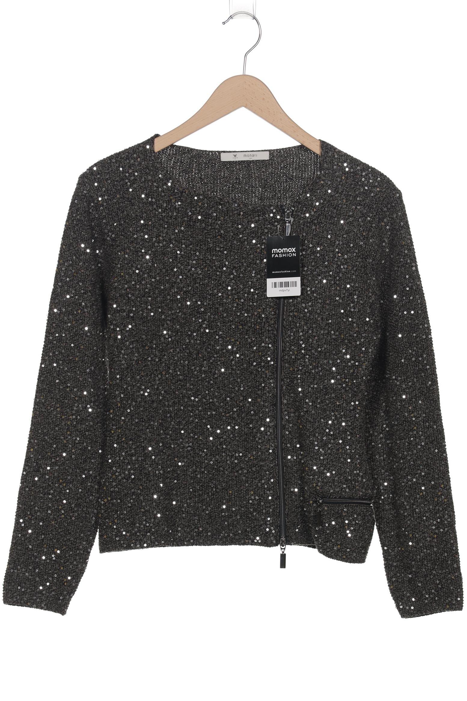 

monari Damen Strickjacke, grau, Gr. 40