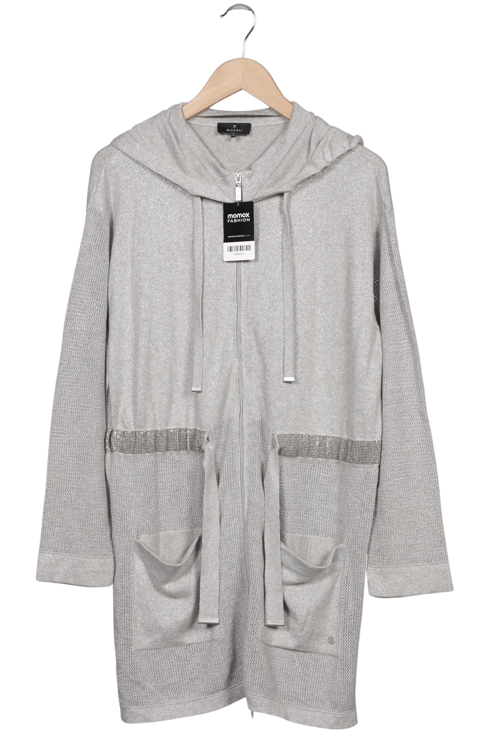 

monari Damen Strickjacke, grau, Gr. 42