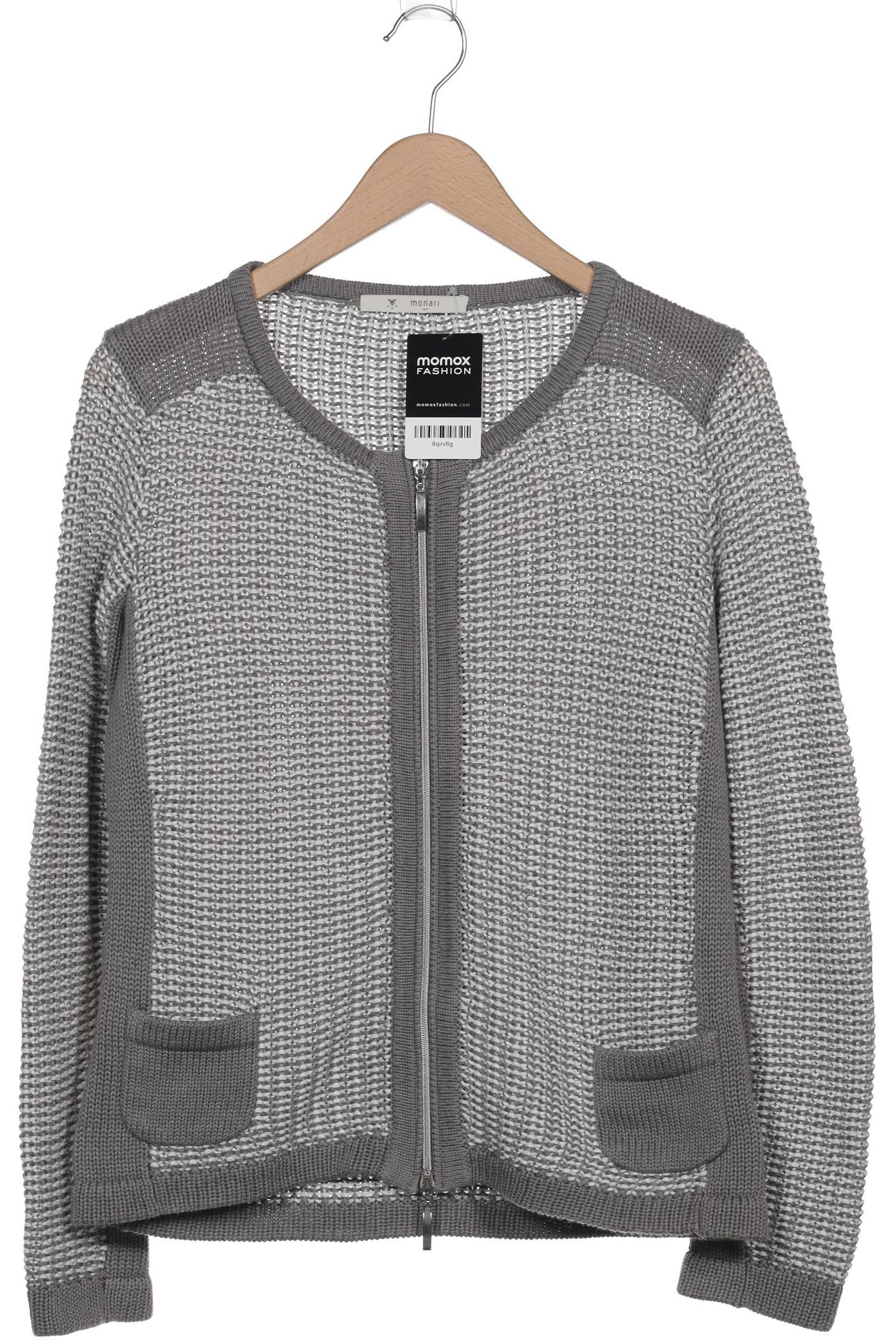 

monari Damen Strickjacke, grau, Gr. 40