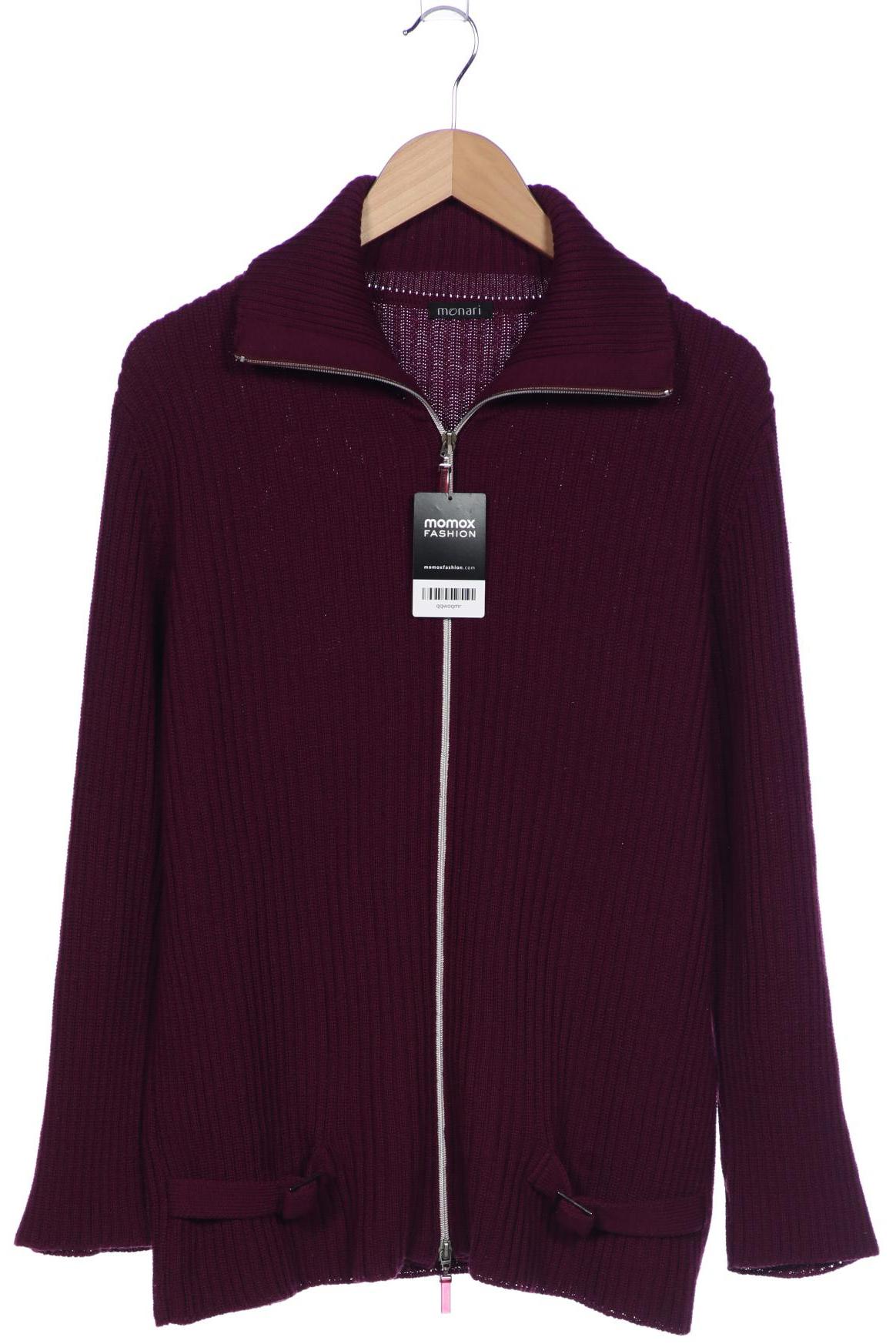 

monari Damen Strickjacke, bordeaux, Gr. 48