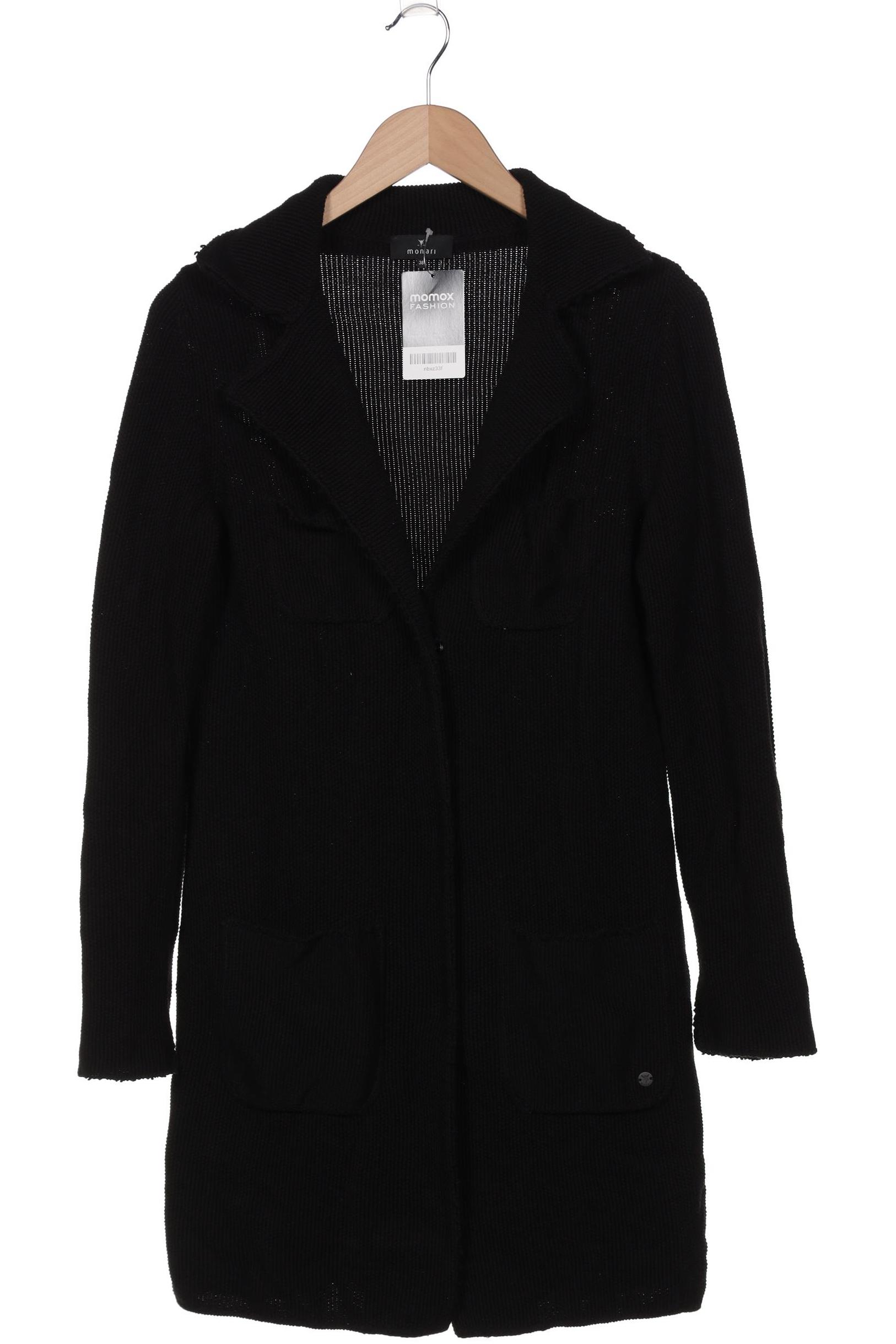 

monari Damen Strickjacke, schwarz, Gr. 38