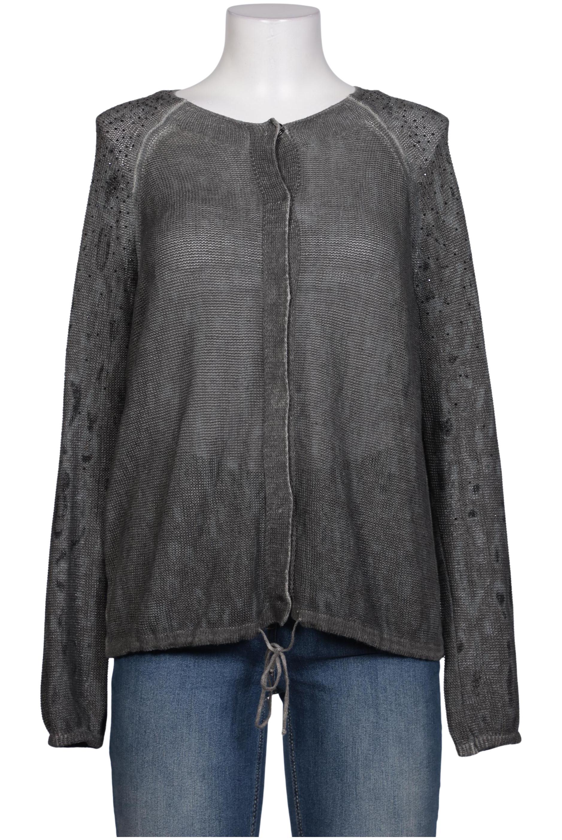 

monari Damen Strickjacke, grau, Gr. 38