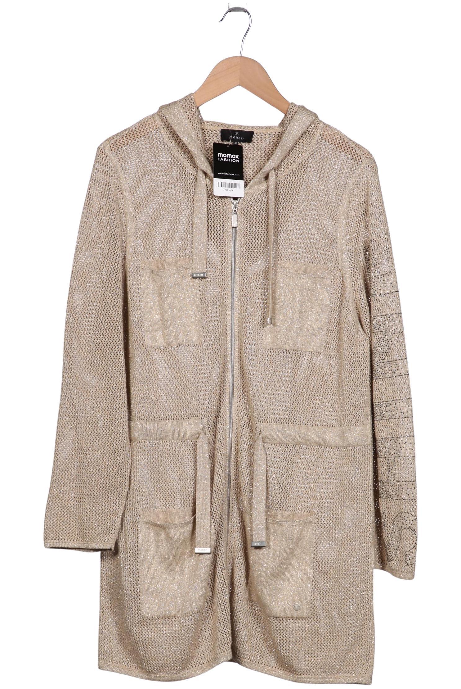 

monari Damen Strickjacke, beige, Gr. 48
