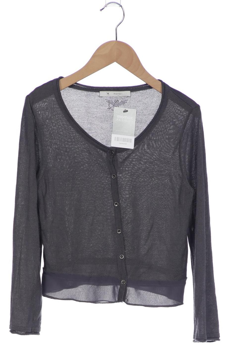 

monari Damen Strickjacke, grau, Gr. 36