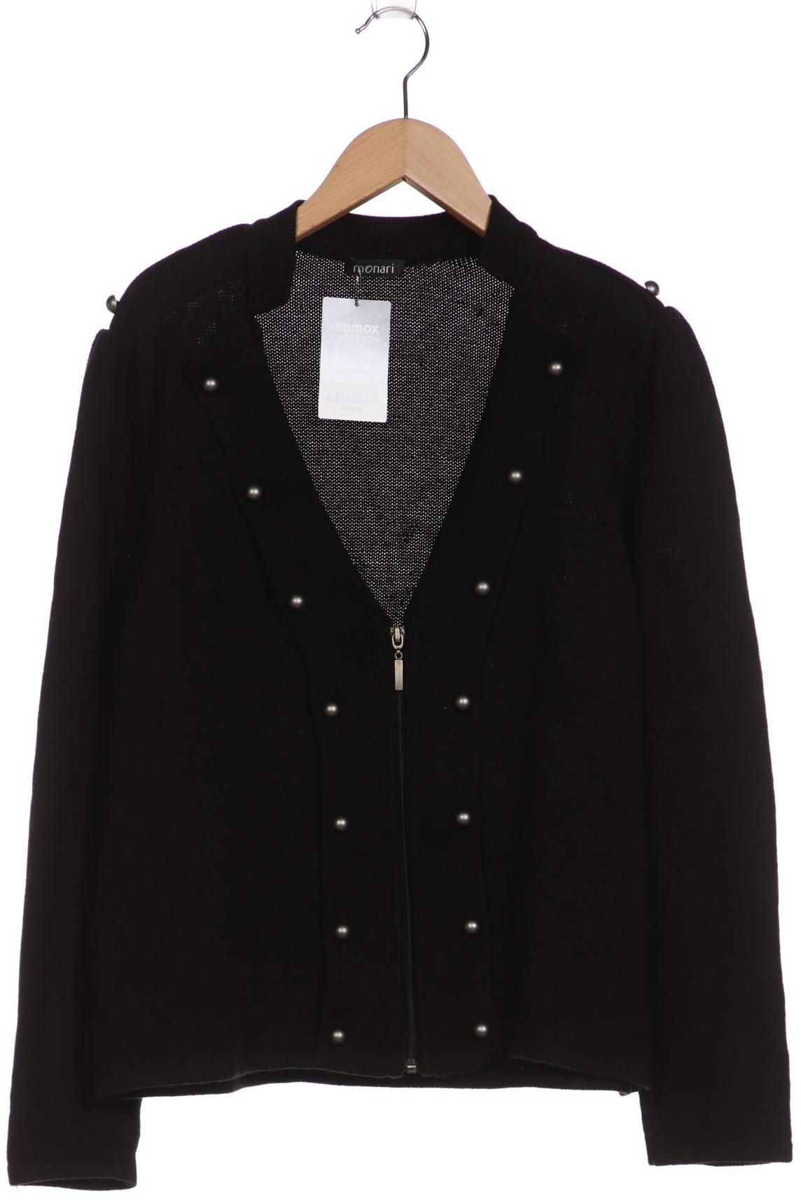 

monari Damen Strickjacke, schwarz, Gr. 44