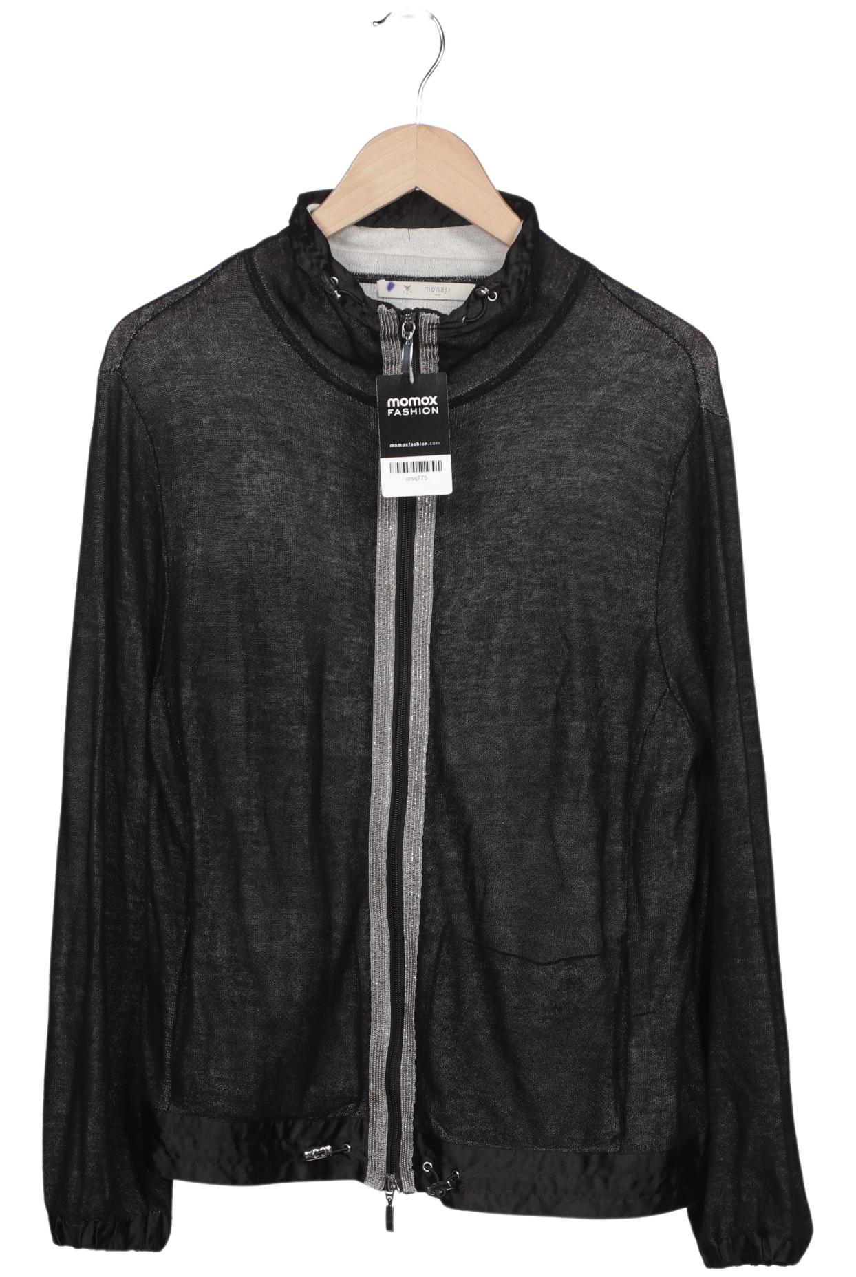 

monari Damen Strickjacke, schwarz, Gr. 40