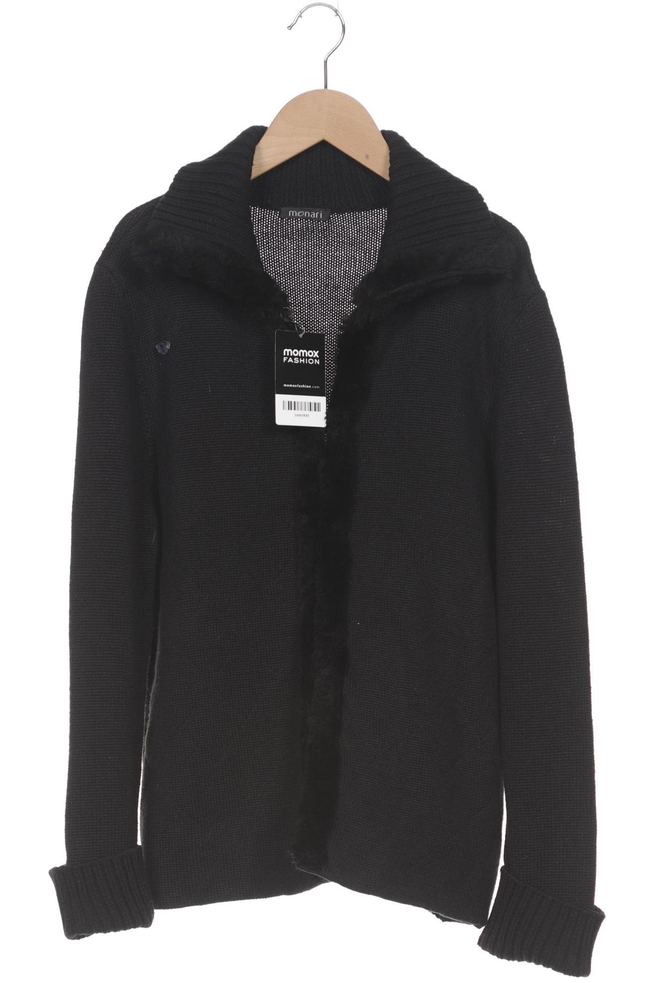 

monari Damen Strickjacke, schwarz, Gr. 44