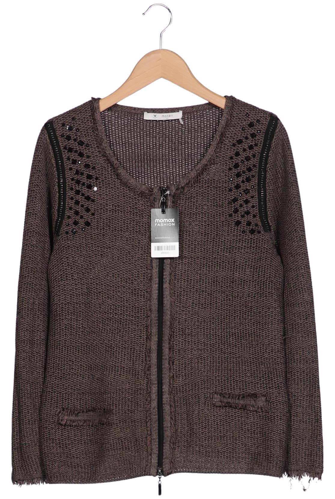 

monari Damen Strickjacke, braun, Gr. 40