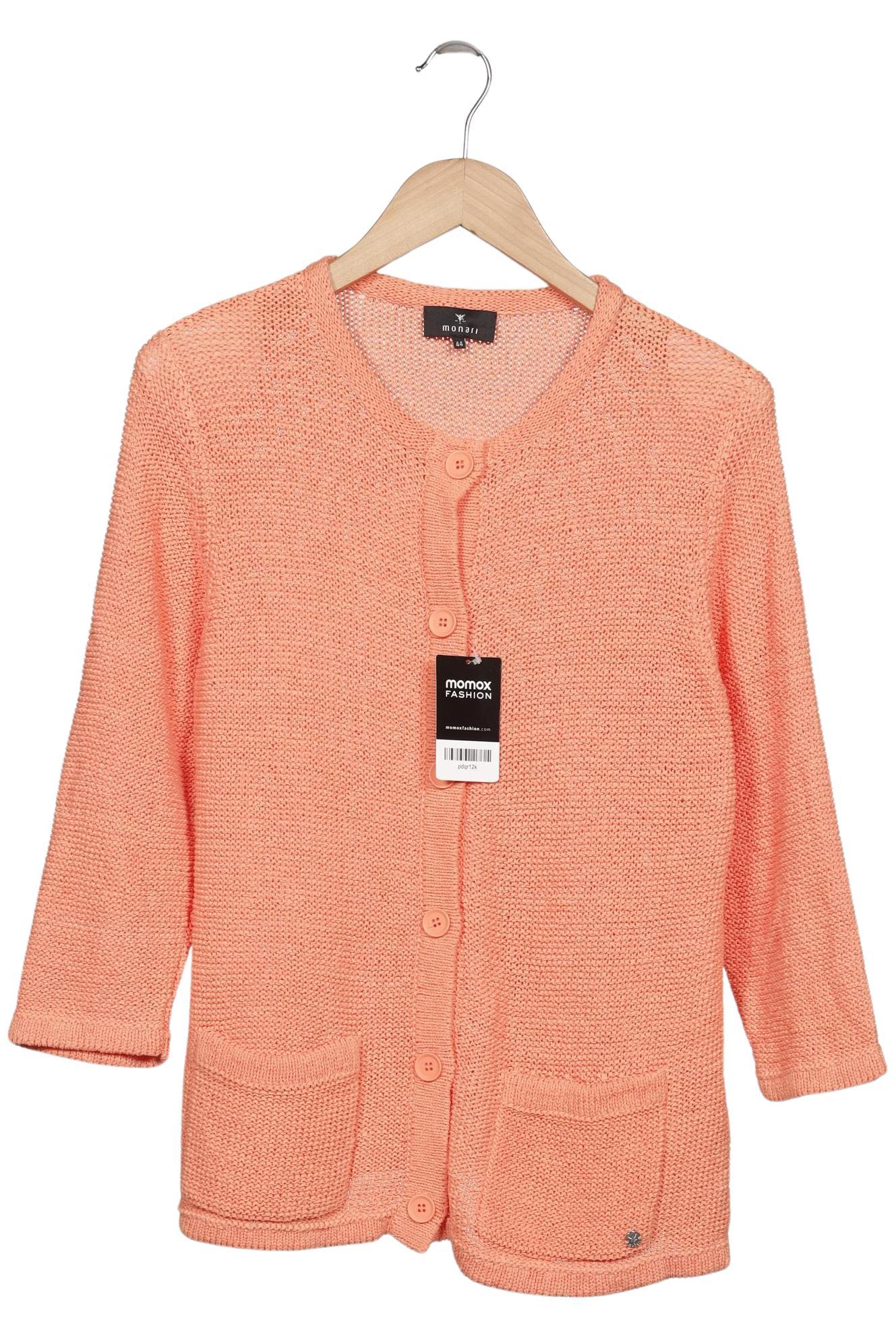 

monari Damen Strickjacke, orange, Gr. 44