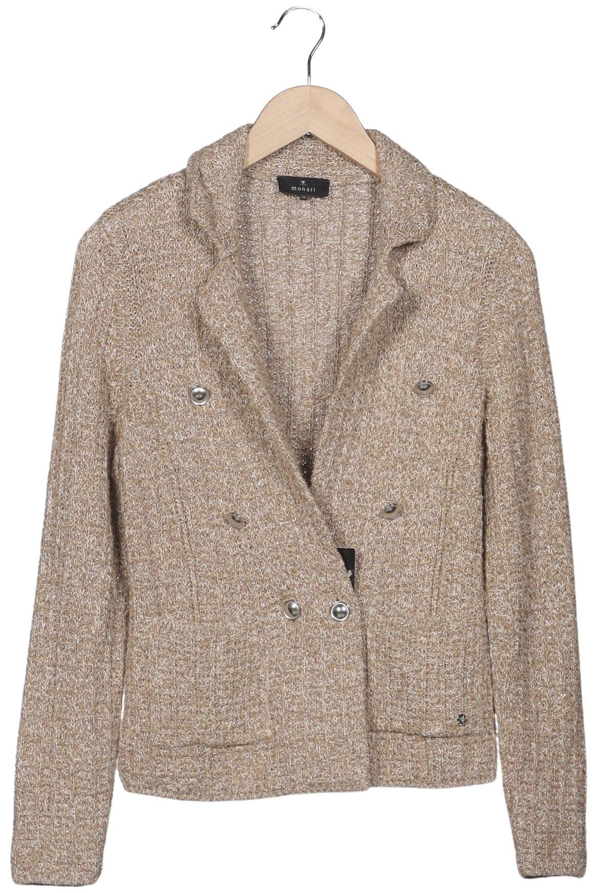 

monari Damen Strickjacke, beige, Gr. 36