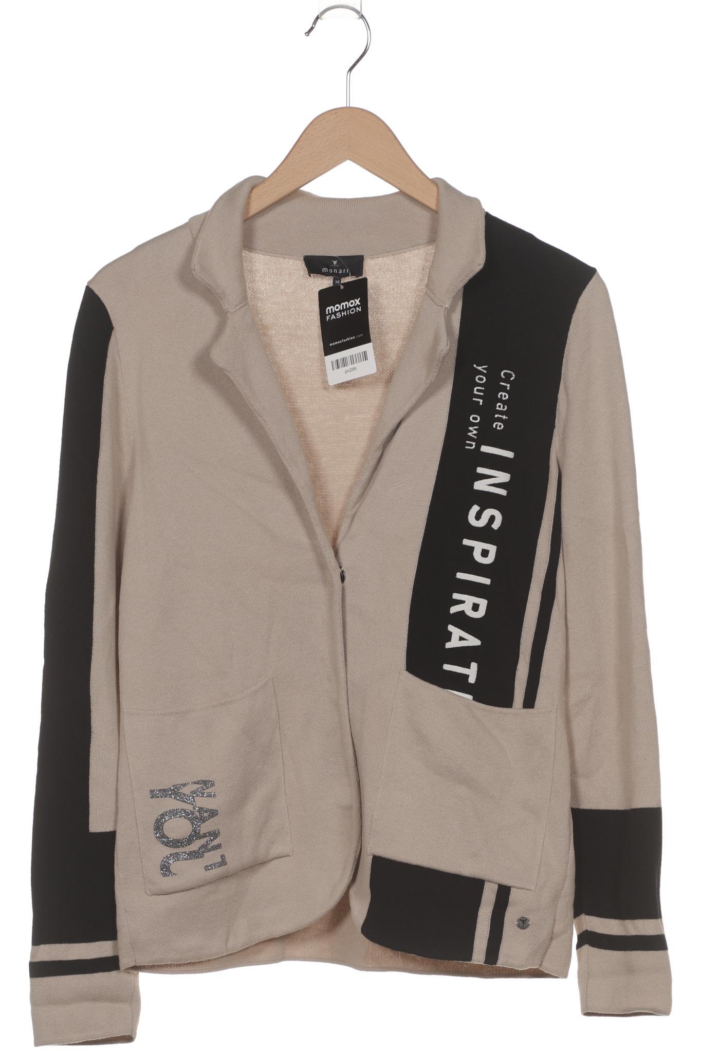 

monari Damen Strickjacke, beige, Gr. 36