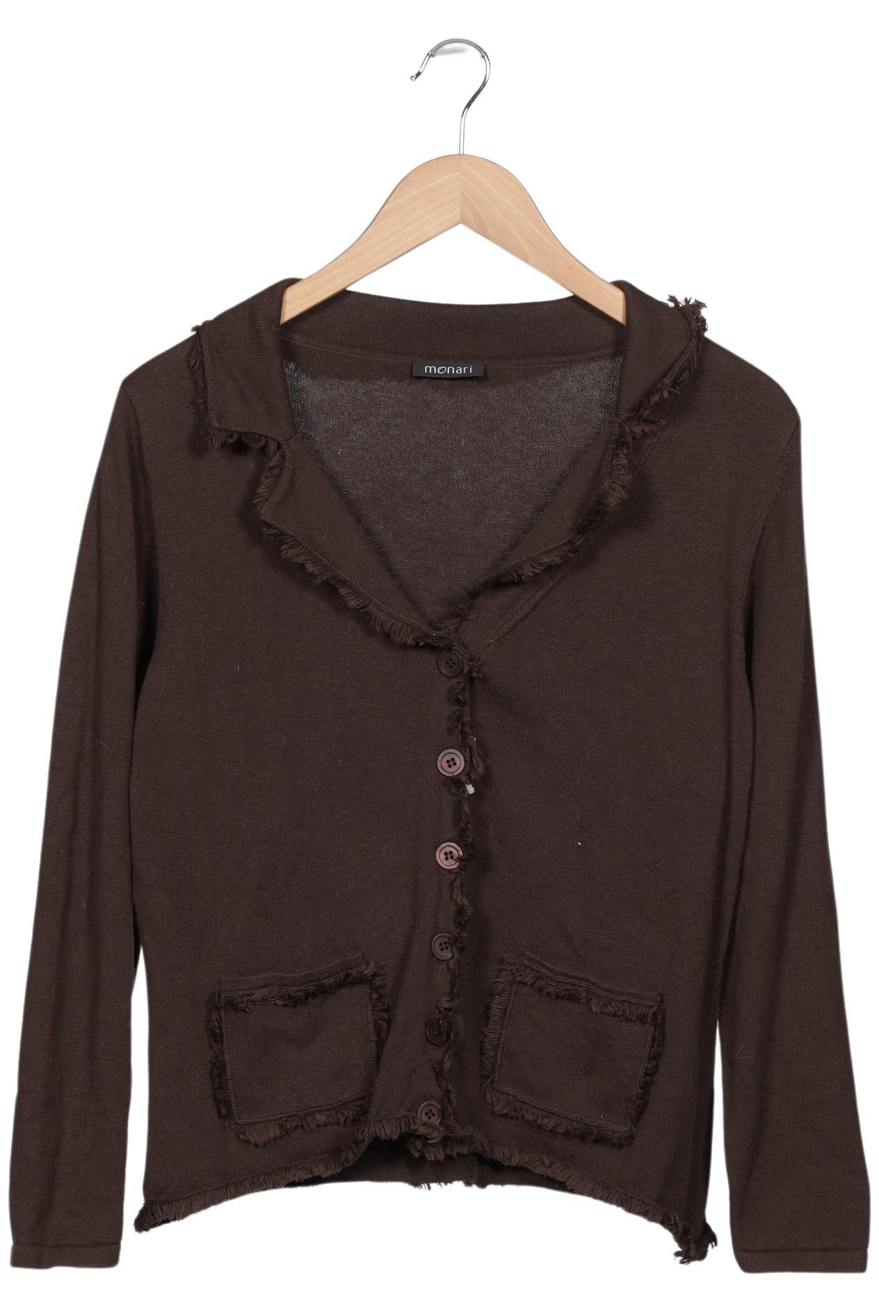 

monari Damen Strickjacke, braun, Gr. 38