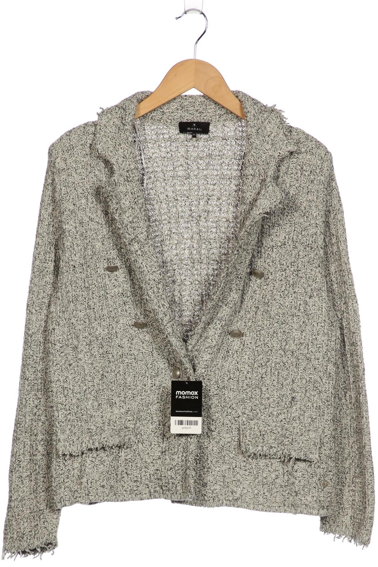 

monari Damen Strickjacke, grau, Gr. 44